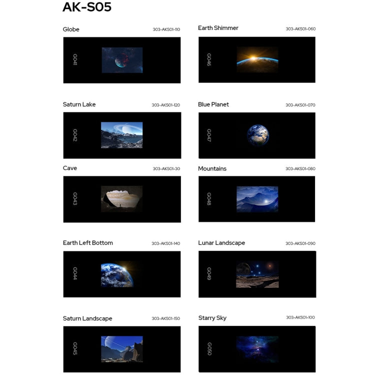 Godox AK-S05 10 in 1 Transparencies Collection Slide Set for Godox AK-R21 Projection Kit - Shoe Mount Flashes by Godox | Online Shopping South Africa | PMC TechLife | Buy Now Pay Later Mobicred