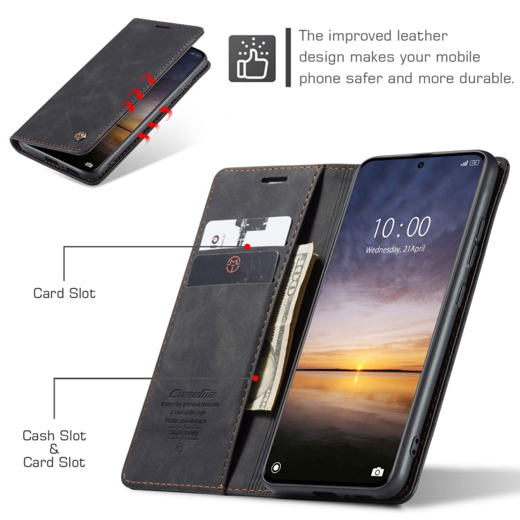 For Xiaomi 13 Pro CaseMe 013 Multifunctional Horizontal Flip Leather Phone Case(Black) - free shipping - PMC Jewellery - Order now!