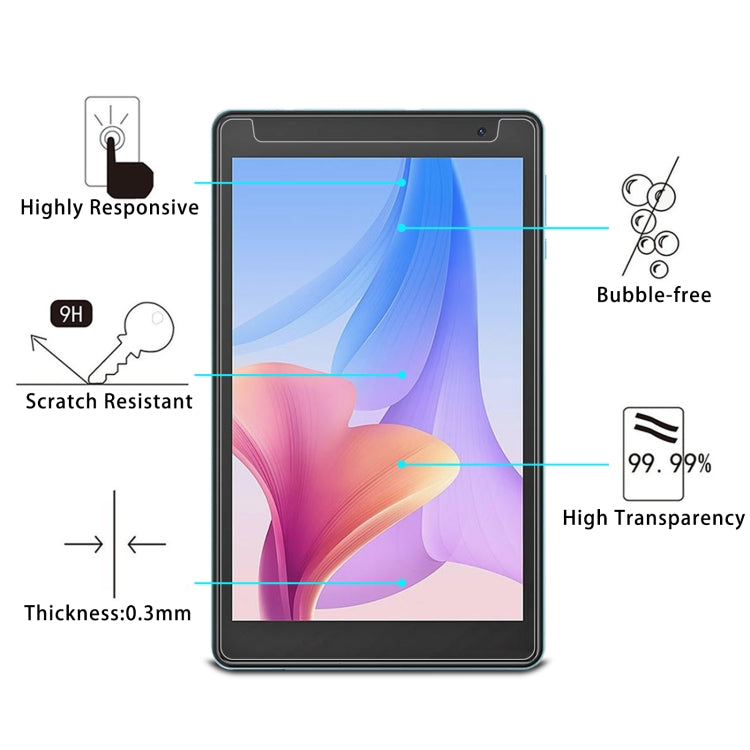 For Blackview Tab 5 25pcs 9H 2.5D Explosion-proof Tempered Tablet Glass Film - Others by PMC TechLife | Online Shopping South Africa | PMC TechLife
