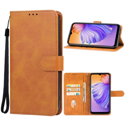 For DOOGEE N50 Leather Phone Case(Brown) - Doogee Cases by PMC Jewellery | Online Shopping South Africa | PMC Jewellery | Buy Now Pay Later Mobicred