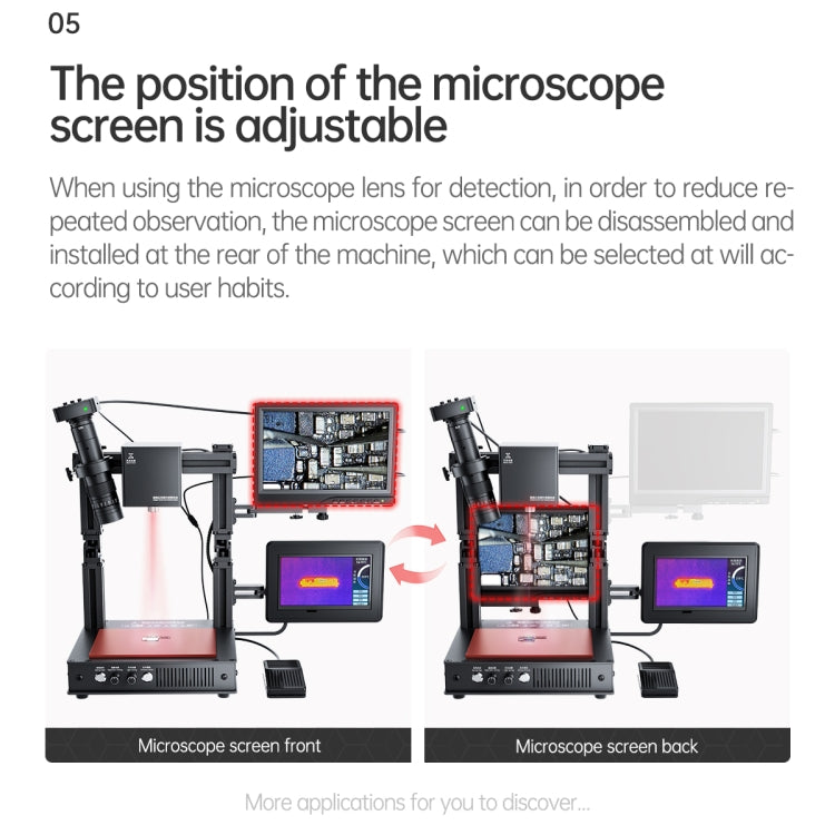 Mega-idea Intelligent Infrared Laser Desoldering Machine, Model:Without Microscope Set(EU Plug) - Separation Equipment by QIANLI | Online Shopping South Africa | PMC Jewellery