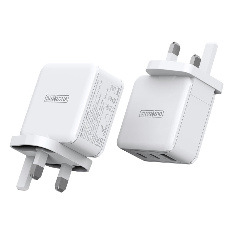 DUZZONA T9 65W Dual USB-C / Type-C+USB GaN Fast Charger, Specification:UK Plug - free shipping - PMC Jewellery - Order now!