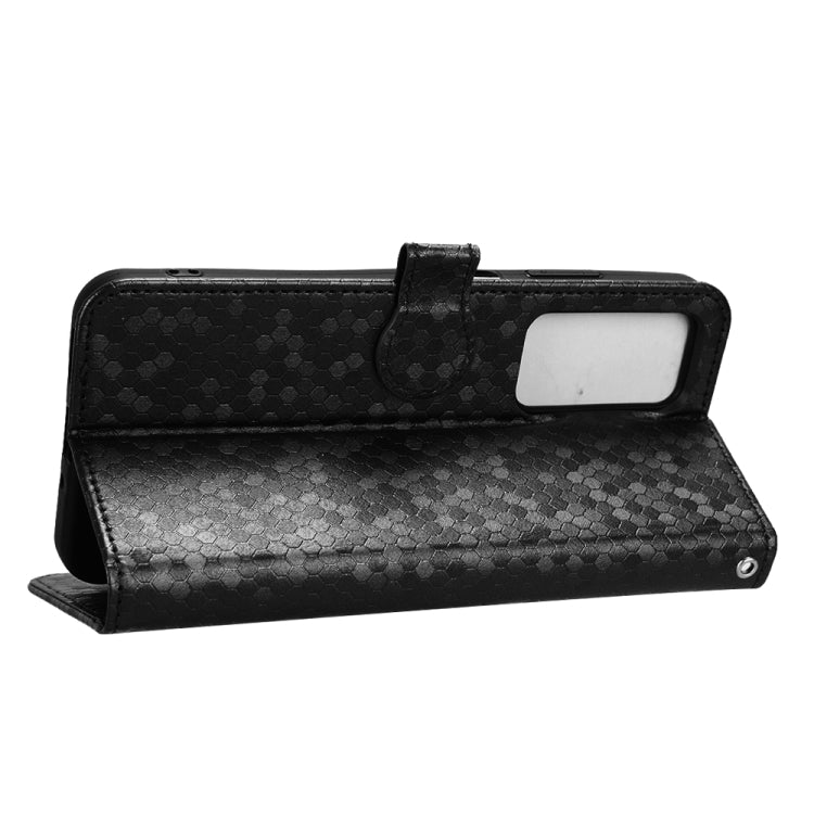 For Blackview A85 Honeycomb Dot Texture Leather Phone Case(Black) - More Brand by PMC TechLife | Online Shopping South Africa | PMC TechLife