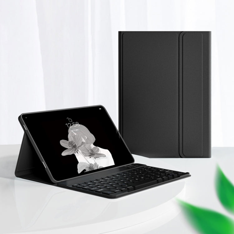 For Lenovo Tab M10 Plus 10.6 3rd Gen 2022 LX106 Square Keys Detachable Bluetooth Keyboard Leather Tablet Case(Black) - Lenovo Keyboard by PMC TechLife | Online Shopping South Africa | PMC TechLife