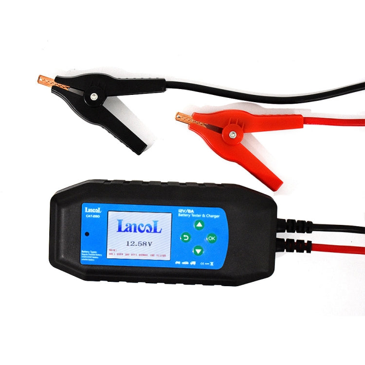 CAT-280 2 in 1 Car Battery Charger & Color Screen Battery Tester - Electronic Test by PMC TechLife | Online Shopping South Africa | PMC TechLife | Buy Now Pay Later Mobicred