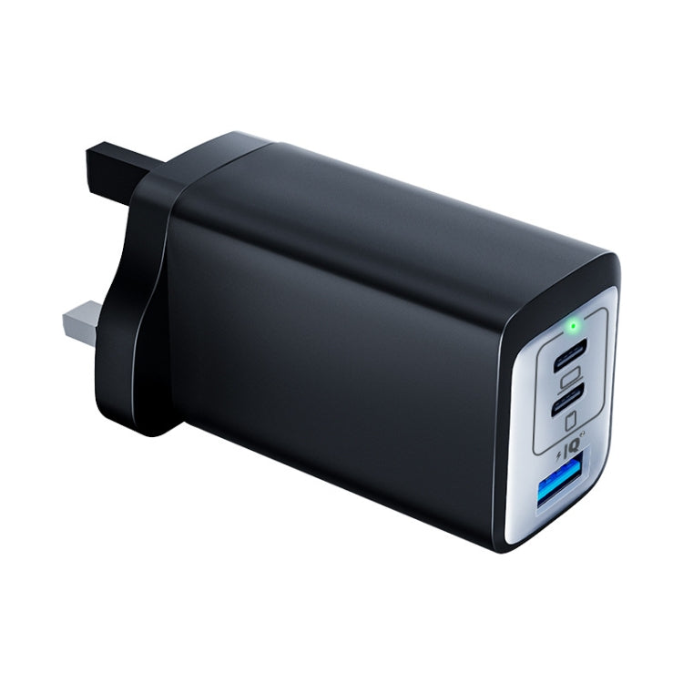65W Dual PD USB-C / Type-C + USB 3-Port Gan Fast Charging Charger, Plug:UK Plug(Black) - free shipping - PMC Jewellery - Order now!