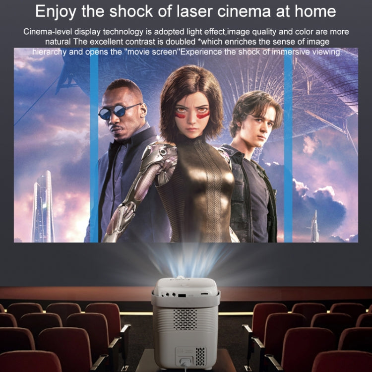 A007 Portable 1280 x 720 HD 113 ANSI Smart LED Projector, Plug:US Plug(Black) - Mini Projector by PMC TechLife | Online Shopping South Africa | PMC TechLife | Buy Now Pay Later Mobicred