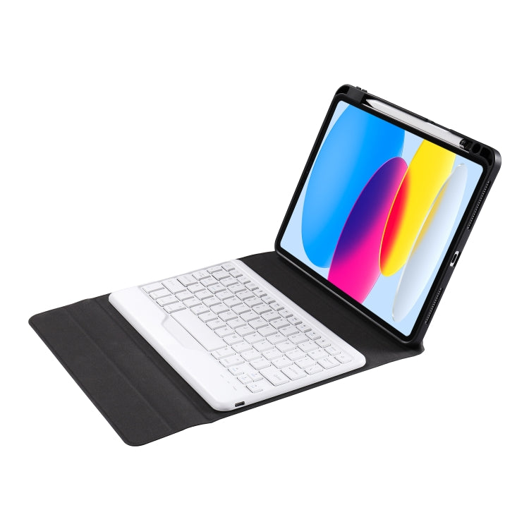 For iPad 2025 / 2022 B10 Triangle Holder Tablet Bluetooth Keyboard Leather Case(Purple) - free shipping - PMC TechLife - Order now!