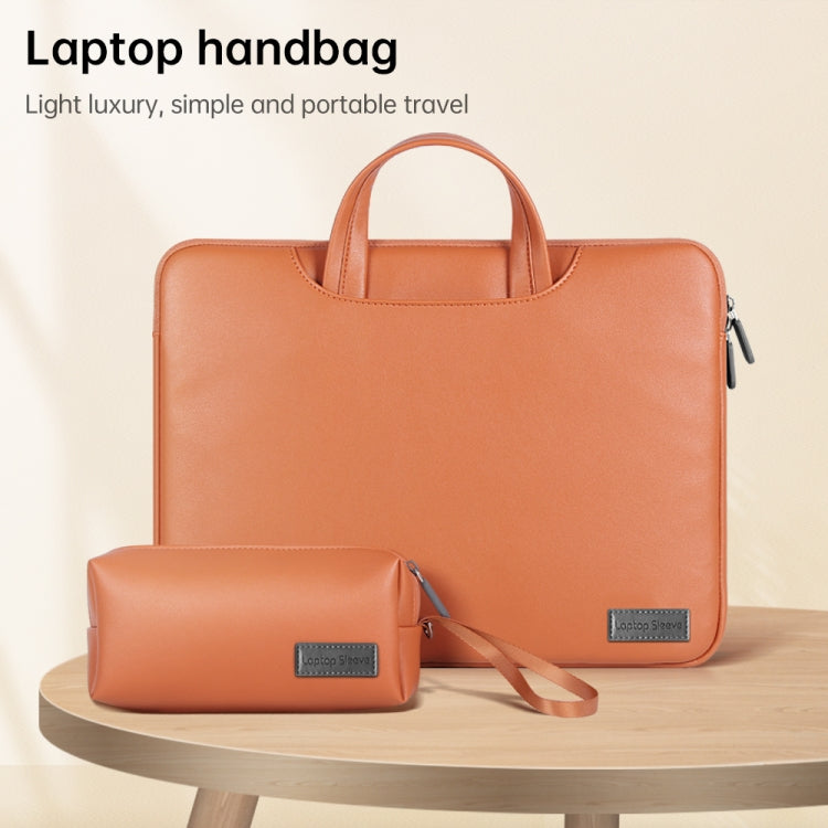 Waterproof PU Laptop Bag Inner Bag with Power Pack, Size:13 / 14 inch(Black) - Other by PMC TechLife | Online Shopping South Africa | PMC TechLife | Buy Now Pay Later Mobicred