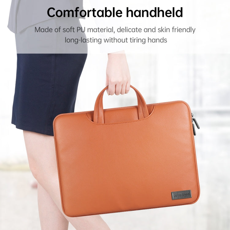 Waterproof PU Laptop Bag Inner Bag with Power Pack, Size:15 inch(Grey) - Other by PMC TechLife | Online Shopping South Africa | PMC TechLife | Buy Now Pay Later Mobicred