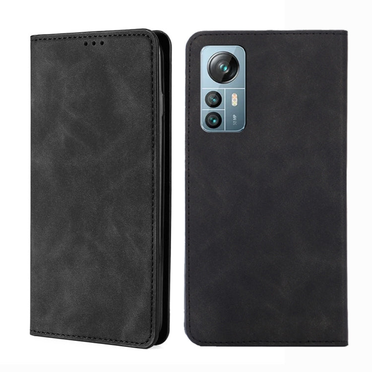 For Blackview A85 Skin Feel Magnetic Horizontal Flip Leather Phone Case(Black) - More Brand by PMC Jewellery | Online Shopping South Africa | PMC Jewellery