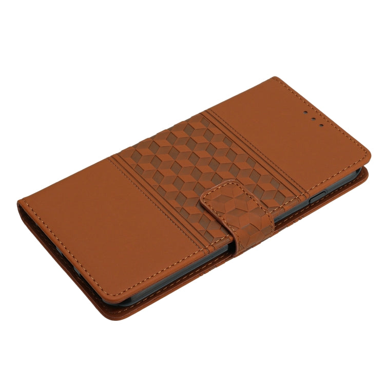 For TCL 40 SE Diamond Embossed Skin Feel Leather Phone Case with Lanyard(Brown) - More Brand by PMC TechLife | Online Shopping South Africa | PMC TechLife | Buy Now Pay Later Mobicred