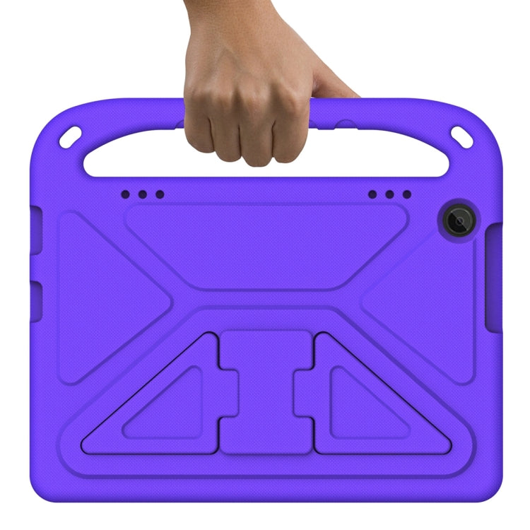 For Lenovo Tab M10 3rd Gen Handle EVA Shockproof Tablet Case with Holder(Purple) - Lenovo by PMC TechLife | Online Shopping South Africa | PMC TechLife | Buy Now Pay Later Mobicred