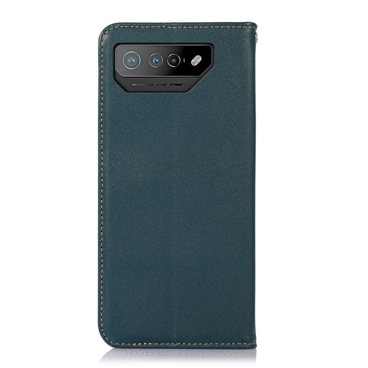 For Asus ROG Phone 7 KHAZNEH Nappa Top Layer Cowhide Leather Phone Case(Green) - ASUS Cases by PMC TechLife | Online Shopping South Africa | PMC TechLife | Buy Now Pay Later Mobicred