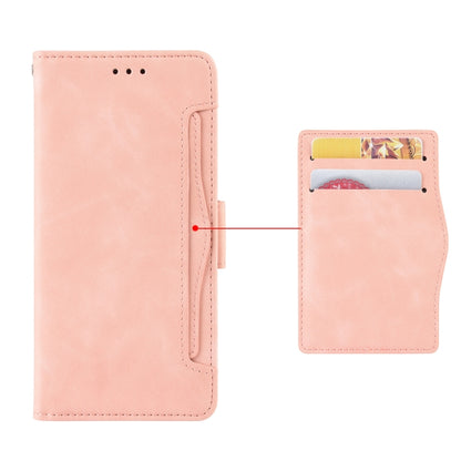 For Blackview A85 Skin Feel Calf Texture Card Slots Leather Phone Case(Pink) - More Brand by PMC Jewellery | Online Shopping South Africa | PMC Jewellery