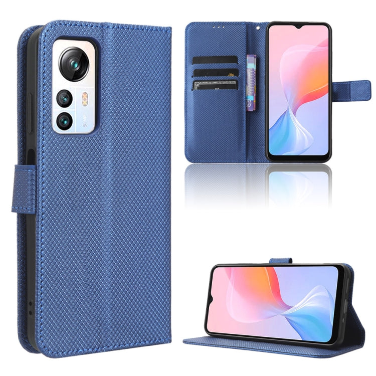 For Blackview A85 Diamond Texture Leather Phone Case(Blue) - More Brand by PMC TechLife | Online Shopping South Africa | PMC TechLife | Buy Now Pay Later Mobicred