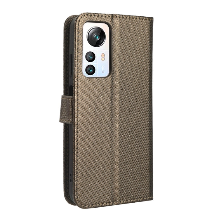 For Blackview A85 Diamond Texture Leather Phone Case(Brown) - More Brand by PMC TechLife | Online Shopping South Africa | PMC TechLife | Buy Now Pay Later Mobicred