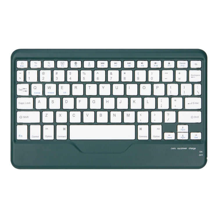 Z10B For iPad 10th Gen 10.9 2022 / 11 2025 Pen Slot Bluetooth Keyboard Leather Tablet Case(Green) - Universal by PMC TechLife | Online Shopping South Africa | PMC TechLife | Buy Now Pay Later Mobicred