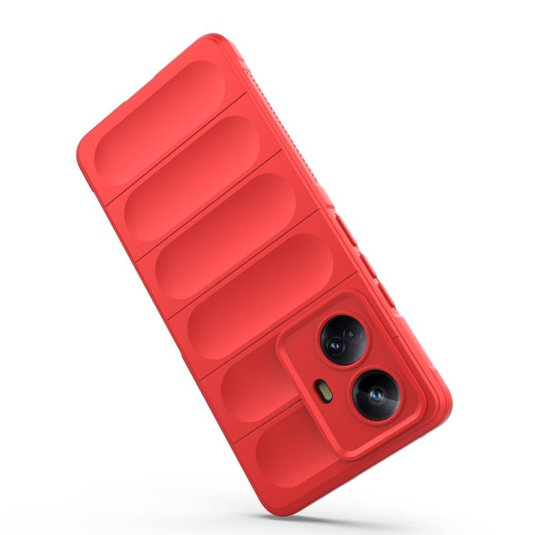 For Realme 10 Pro+ 5G Magic Shield TPU + Flannel Phone Case(Purple) - Realme Cases by PMC TechLife | Online Shopping South Africa | PMC TechLife | Buy Now Pay Later Mobicred