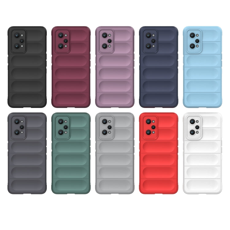 For Realme GT2 Magic Shield TPU + Flannel Phone Case(Grey) - free shipping - PMC TechLife - Order now!