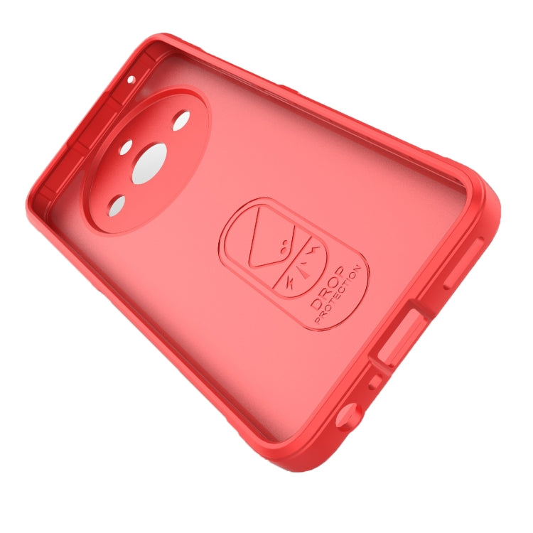 For Realme 11 5G Magic Shield TPU + Flannel Phone Case(Black) - Realme Cases by PMC TechLife | Online Shopping South Africa | PMC TechLife | Buy Now Pay Later Mobicred