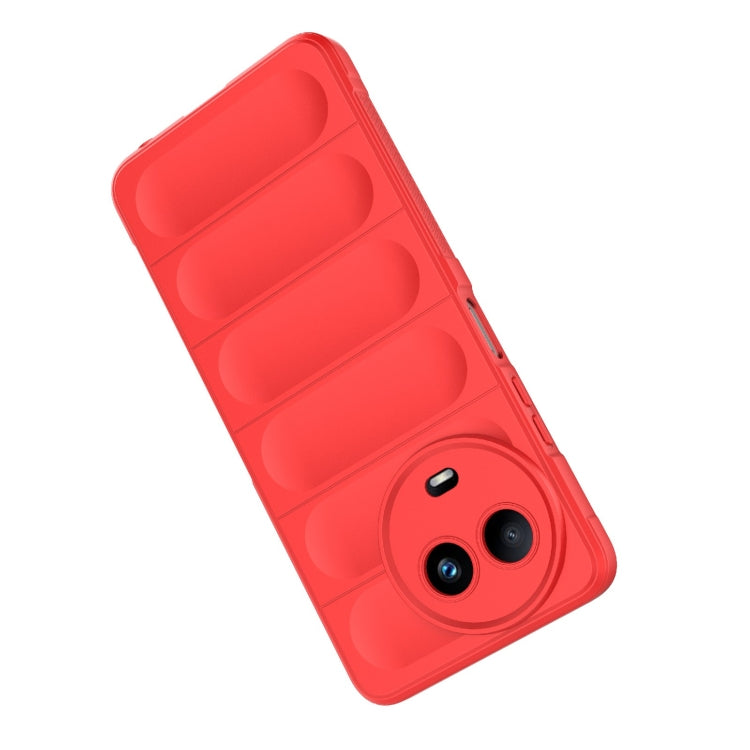 For Realme 11 5G Global Magic Shield TPU + Flannel Phone Case(Dark Blue) - Realme Cases by PMC TechLife | Online Shopping South Africa | PMC TechLife | Buy Now Pay Later Mobicred