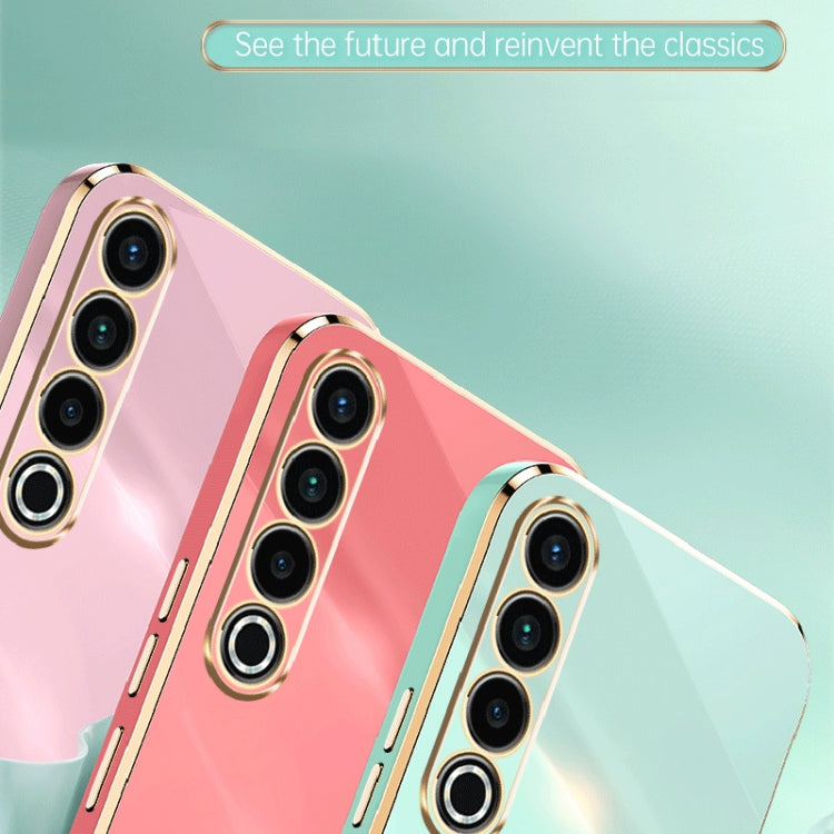 For Meizu 20 Pro 5G XINLI Straight Edge 6D Electroplate TPU Phone Case(Cherry Purple) - Meizu by XINLI | Online Shopping South Africa | PMC Jewellery | Buy Now Pay Later Mobicred