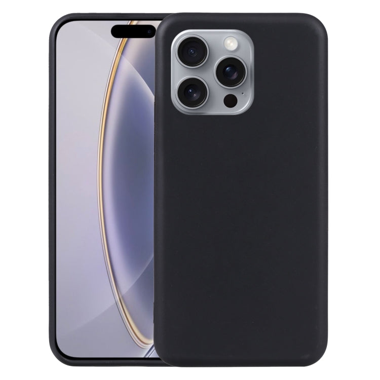 For iPhone 16 Pro TPU Phone Case(Black) - iPhone 16 Pro Cases by PMC TechLife | Online Shopping South Africa | PMC TechLife | Buy Now Pay Later Mobicred