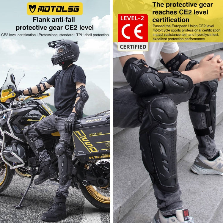 2 in 1 Knee Pads Motolsg Motorcycle Bicycle Riding Protective Gear - Protective Gear by PMC Jewellery | Online Shopping South Africa | PMC Jewellery | Buy Now Pay Later Mobicred