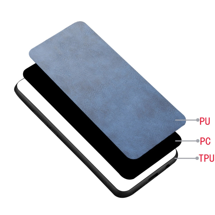 For Google Pixel 9 Sewing Cow Pattern Skin PC + PU + TPU Phone Case(Blue) - Google Cases by PMC TechLife | Online Shopping South Africa | PMC TechLife | Buy Now Pay Later Mobicred