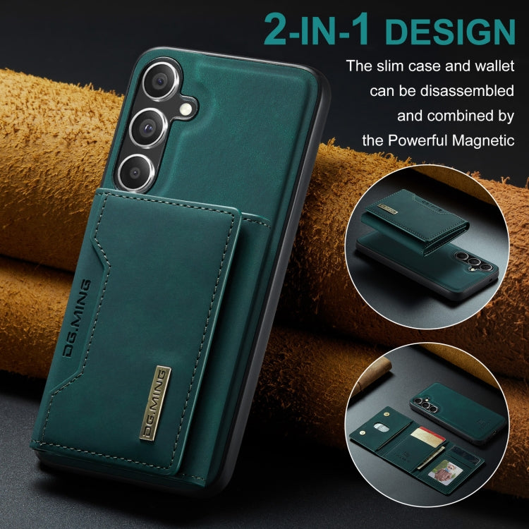 For Samsung Galaxy S24+ 5G DG.MING M2 Series 3-Fold Multi Card Bag + Magnetic Phone Case(Green) - Galaxy S24+ 5G Cases by DG.MING | Online Shopping South Africa | PMC Jewellery | Buy Now Pay Later Mobicred