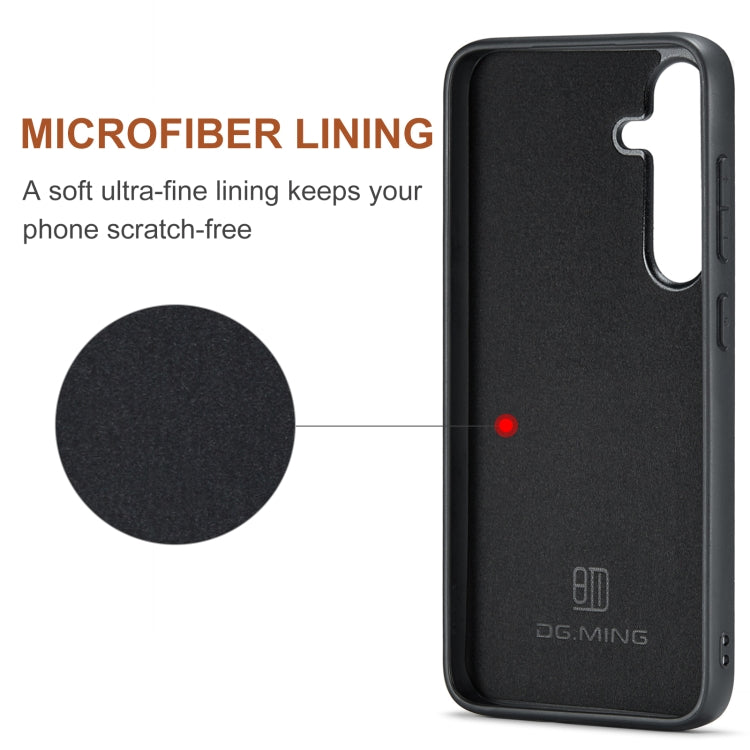 For Samsung Galaxy S24 5G DG.MING M2 Series 3-Fold Multi Card Bag + Magnetic Phone Case(Red) - free shipping - PMC Jewellery - Order now!