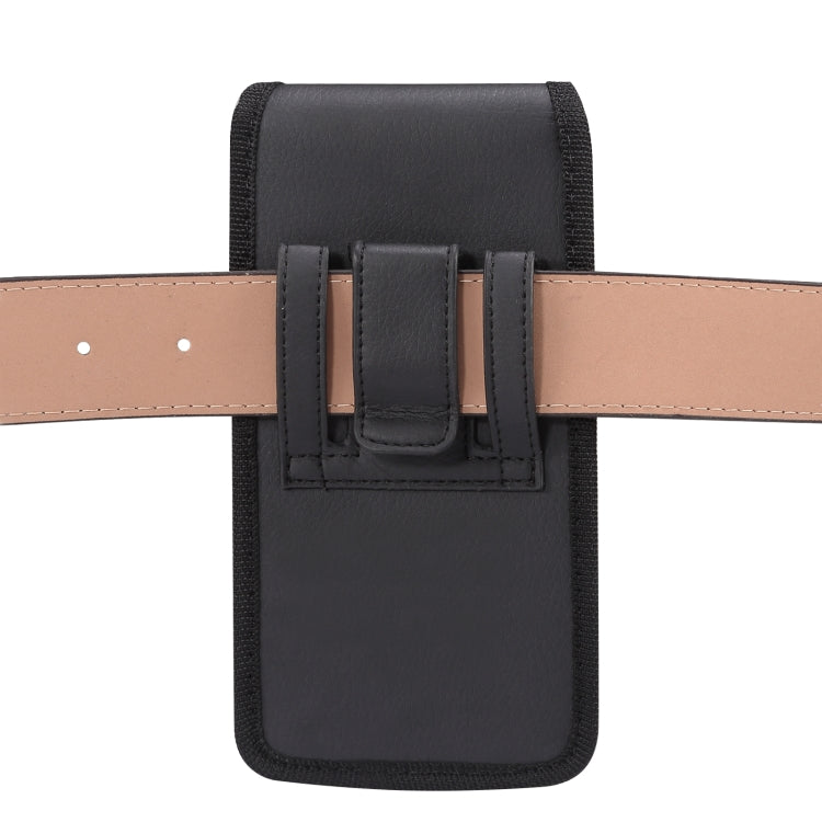 For 6.2 inch-6.5 inch Universally Litchi Texture Phone Carrying Pouch - Universal Leather Case by PMC TechLife | Online Shopping South Africa | PMC TechLife | Buy Now Pay Later Mobicred