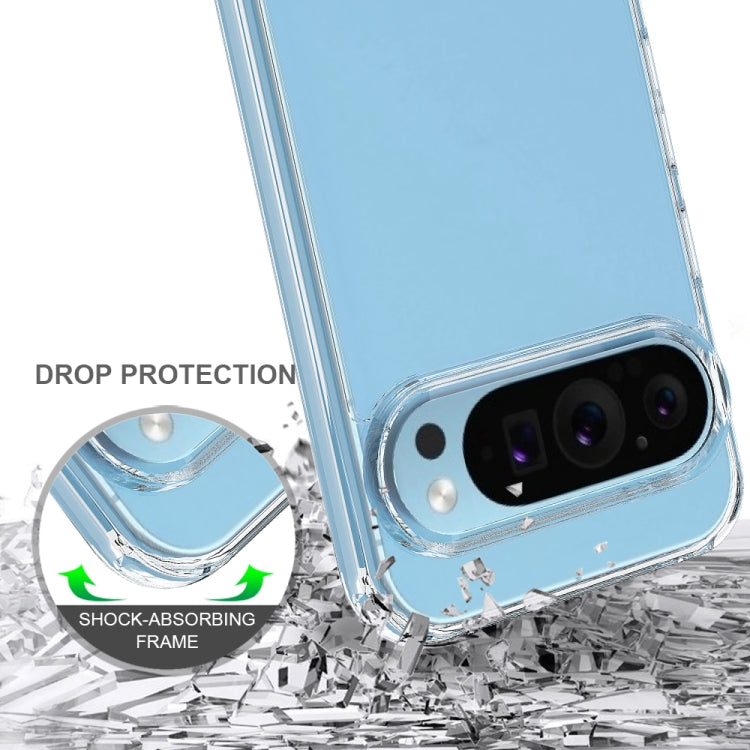 For Google Pixel 9 Pro Scratchproof Acrylic TPU Phone Case(Transparent) - free shipping - PMC TechLife - Order now!