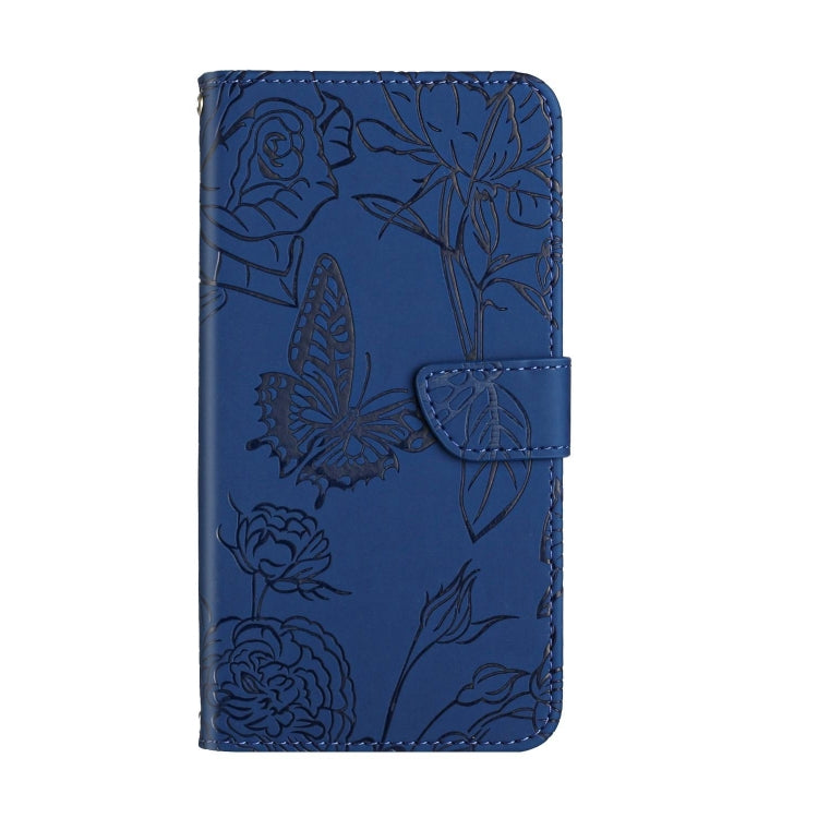 For Xiaomi 14 Ultra Skin Feel Butterfly Embossed Flip Leather Phone Case(Blue) - 14 Ultra Cases by PMC Jewellery | Online Shopping South Africa | PMC Jewellery | Buy Now Pay Later Mobicred