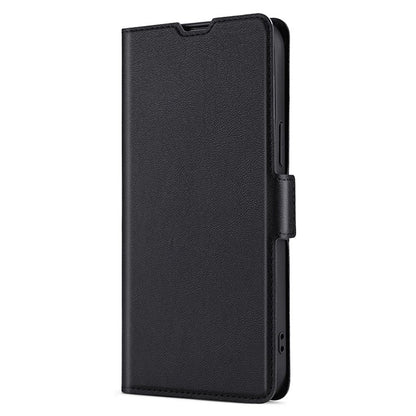 For Huawei Pura 70 Pro / Pro+ Ultra-thin Voltage Side Buckle Horizontal Flip Leather Phone Case(Black) - Huawei Cases by PMC Jewellery | Online Shopping South Africa | PMC Jewellery | Buy Now Pay Later Mobicred