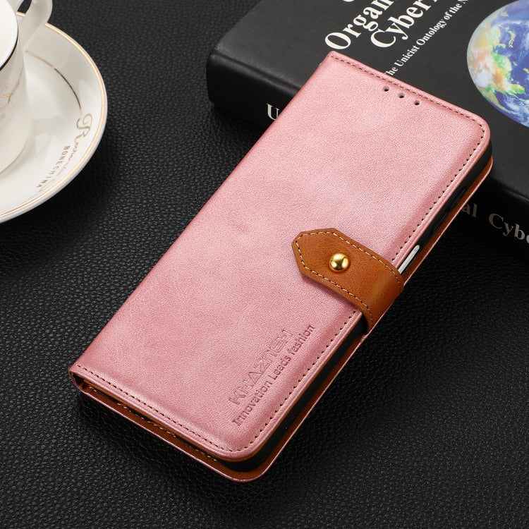 For Xiaomi 14 Ultra KHAZNEH Cowhide Texture Flip Leather Phone Case(Rose Gold) - 14 Ultra Cases by PMC TechLife | Online Shopping South Africa | PMC TechLife | Buy Now Pay Later Mobicred