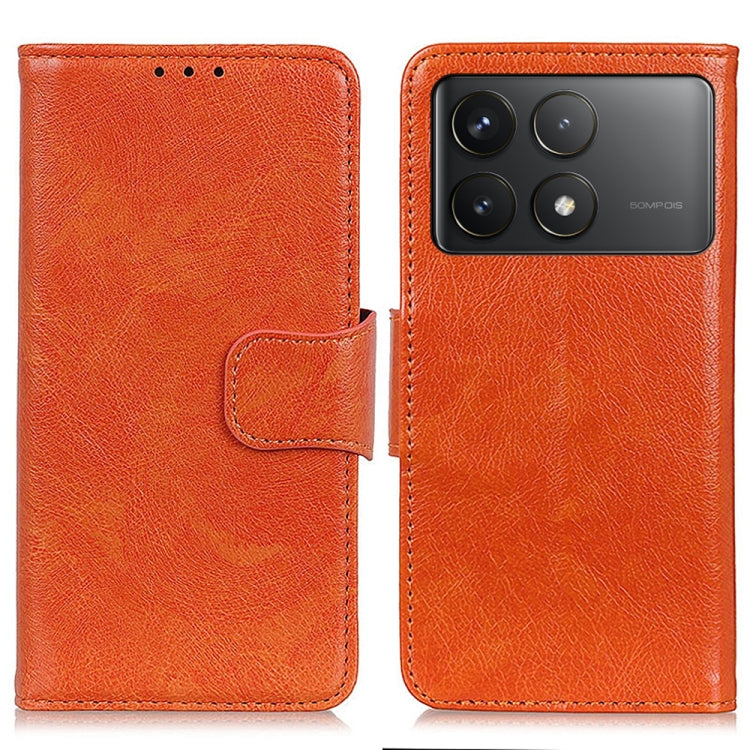 For Xiaomi Redmi K70 5G / K70 Pro 5G Nappa Texture Horizontal Flip Leather Phone Case(Orange) - K70 Cases by PMC Jewellery | Online Shopping South Africa | PMC Jewellery | Buy Now Pay Later Mobicred