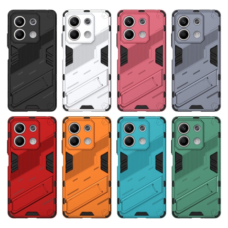 For Xiaomi Redmi Note 13 Punk Armor 2 in 1 PC + TPU Phone Case(Black) - Note 13 Cases by PMC TechLife | Online Shopping South Africa | PMC TechLife | Buy Now Pay Later Mobicred