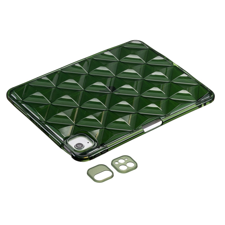 Diamond Texture TPU Airbag Tablet Case For iPad Air 11 2024 / iPad Pro 11(Green) - iPad Pro 11 (2022/2021) Cases by PMC TechLife | Online Shopping South Africa | PMC TechLife | Buy Now Pay Later Mobicred