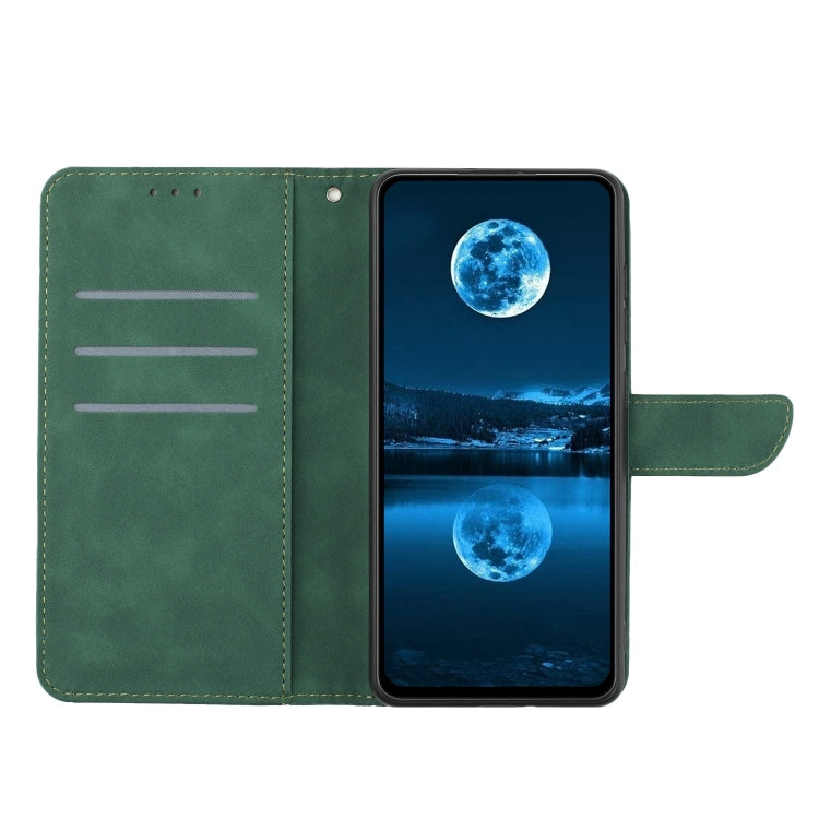 For Huawei P30 Lite/nova 4e Stitching Embossed Leather Phone Case(Green) - Huawei Cases by PMC TechLife | Online Shopping South Africa | PMC TechLife | Buy Now Pay Later Mobicred