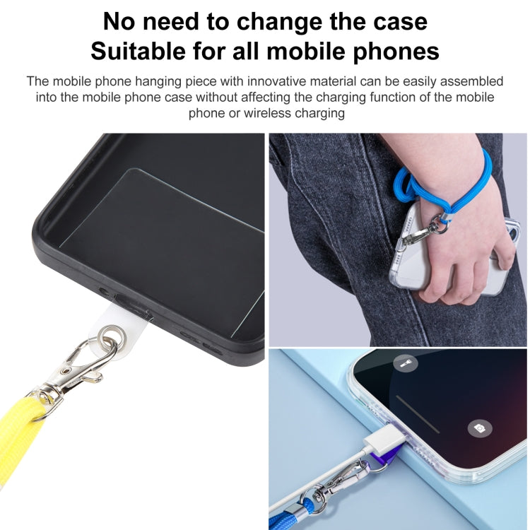 Universal Mixed Color Mobile Phone Lanyard (Black Yellow) - Lanyards & Wrist Straps by PMC TechLife | Online Shopping South Africa | PMC TechLife