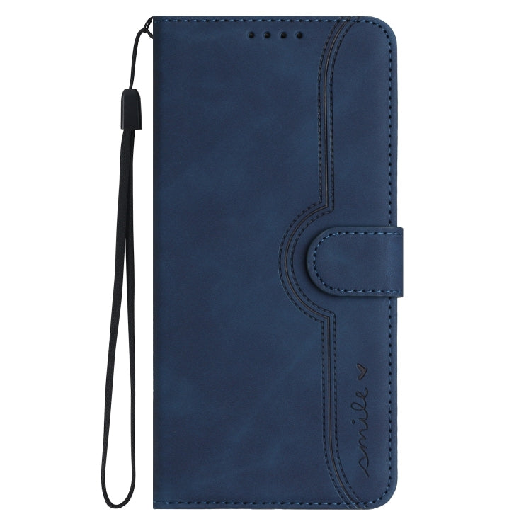 For Xiaomi Redmi Note 13 4G Heart Pattern Skin Feel Leather Phone Case(Royal Blue) - Note 13 Cases by PMC Jewellery | Online Shopping South Africa | PMC Jewellery | Buy Now Pay Later Mobicred