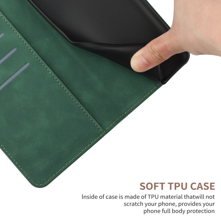 For Motorola Moto E13 4G Stitching Embossed Leather Phone Case(Green) - free shipping - PMC TechLife - Order now!
