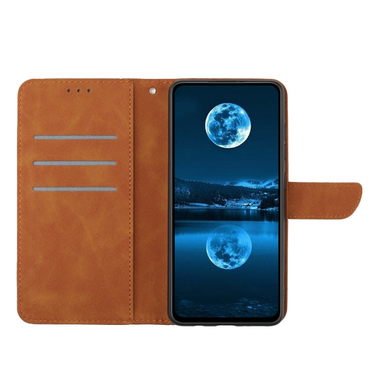 For Motorola Edge 40 Stitching Embossed Leather Phone Case(Brown) - free shipping - PMC TechLife - Order now!