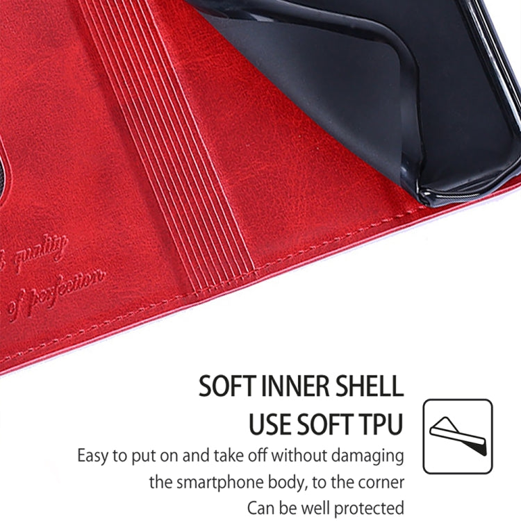 For Huawei Pura 70 5G Cow Texture Magnetic Leather Phone Case(Red) - Huawei Cases by PMC Jewellery | Online Shopping South Africa | PMC Jewellery | Buy Now Pay Later Mobicred