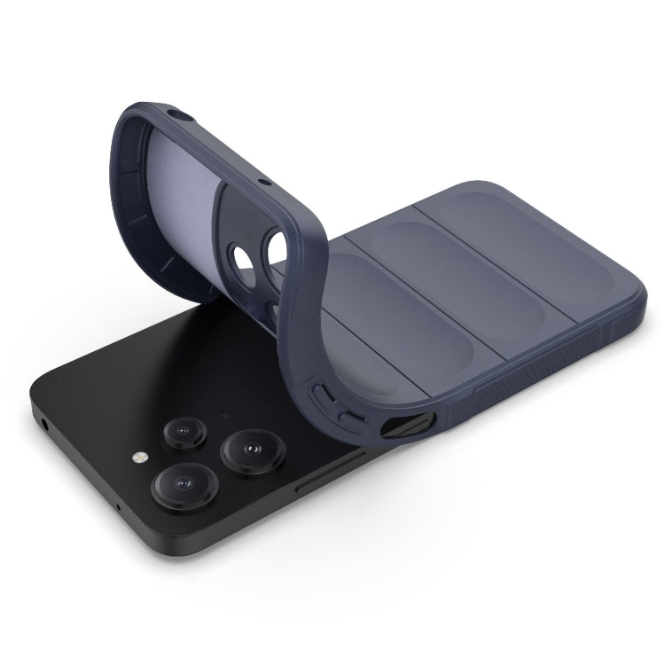For Xiaomi Redmi 12 5G Magic Shield TPU + Flannel Phone Case(Red) - Xiaomi Cases by PMC TechLife | Online Shopping South Africa | PMC TechLife | Buy Now Pay Later Mobicred