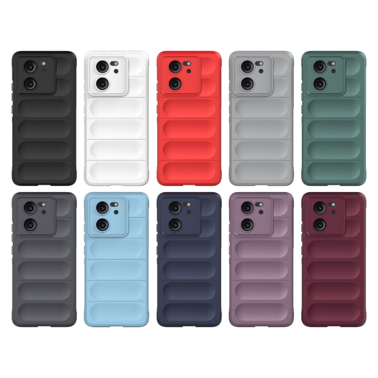 For Xiaomi Redmi K60 Ultra Magic Shield TPU + Flannel Phone Case(Red) - Redmi K60 Ultra Cases by PMC TechLife | Online Shopping South Africa | PMC TechLife | Buy Now Pay Later Mobicred