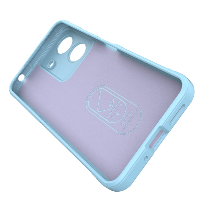For Xiaomi Redmi 13C 4G Global Magic Shield TPU + Flannel Phone Case(Dark Green) - 13C Cases by PMC TechLife | Online Shopping South Africa | PMC TechLife | Buy Now Pay Later Mobicred