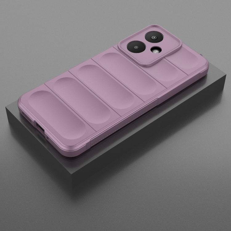 For Xiaomi Redmi 13C 5G Magic Shield TPU + Flannel Phone Case(Purple) - 13C Cases by PMC TechLife | Online Shopping South Africa | PMC TechLife | Buy Now Pay Later Mobicred